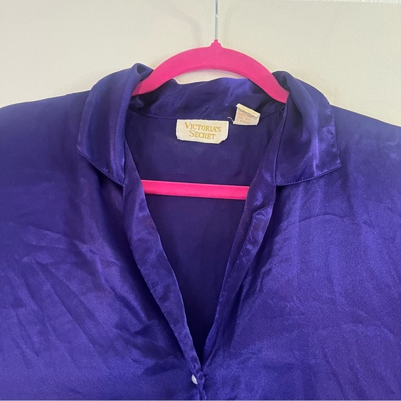 Vintage Victoria Secret purple gold label nightgown M/L - Picture 6 of 12